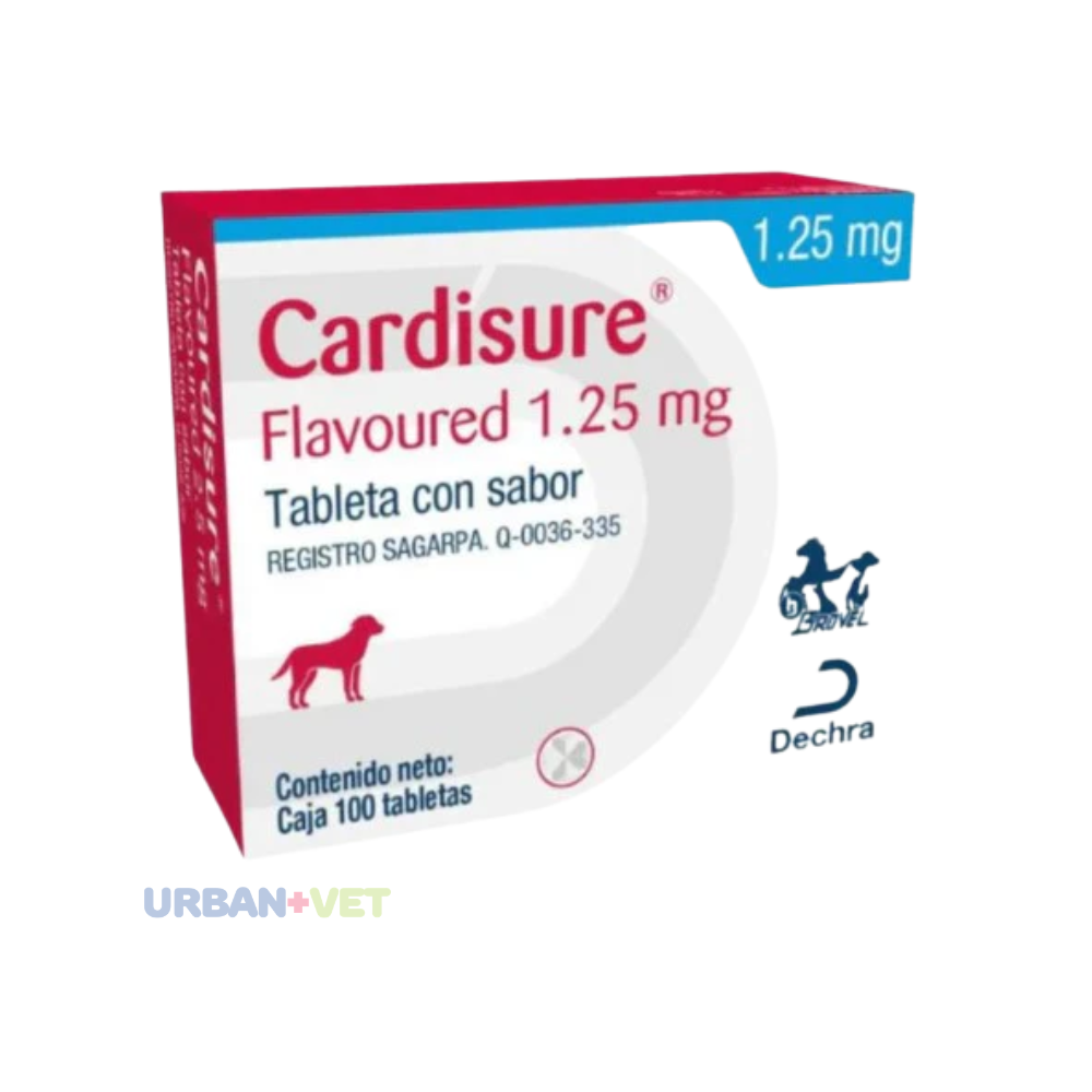 CARDISURE 1.25 MG 100 TABLETAS