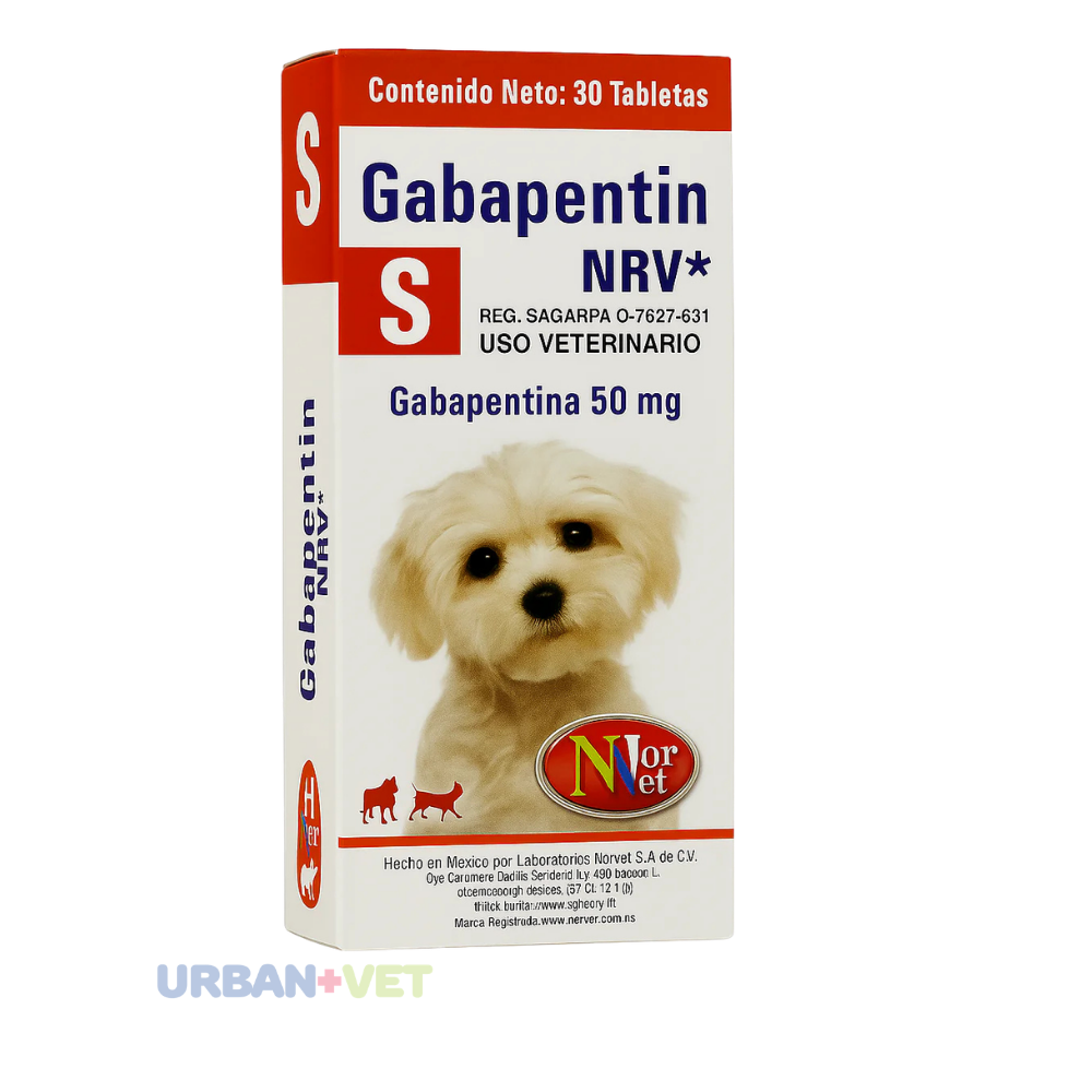 GABAPENTIN S NRV 50 MG 30 TABS.