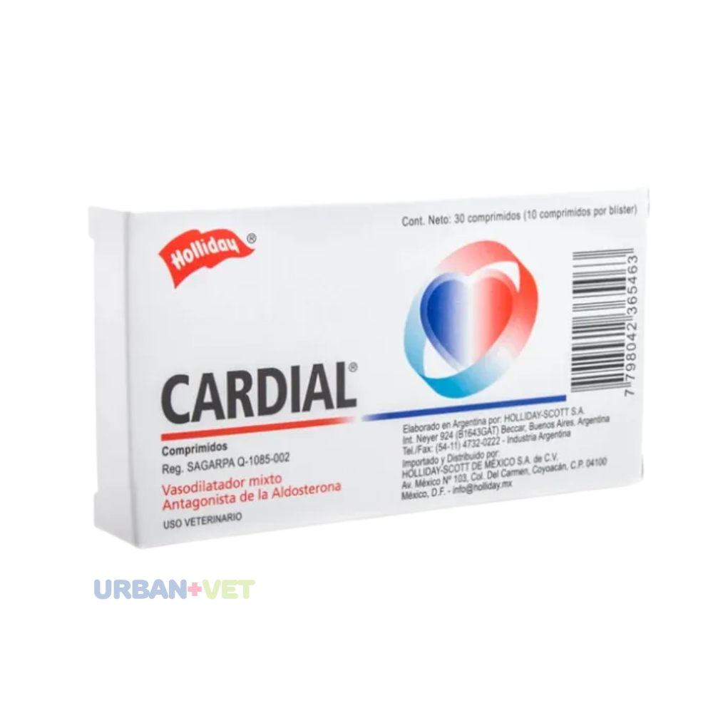 Cardial 5 mg 30 tabletas