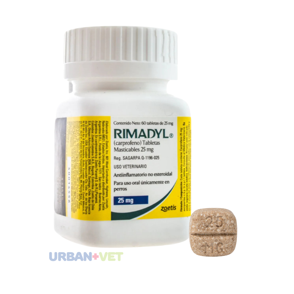 RIMADYL 25 MG 60 TABS. MASTICABLES