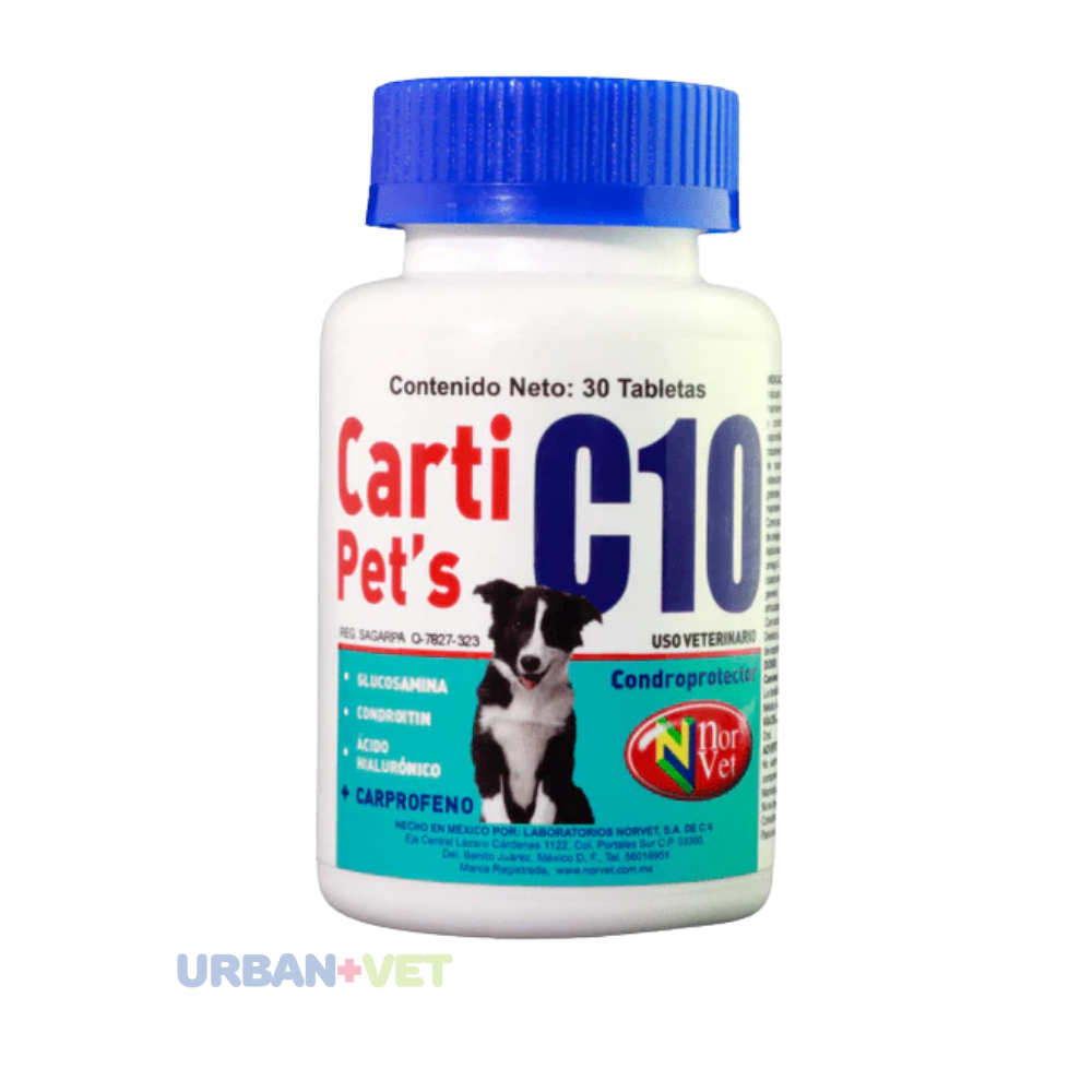 CARTI PETS C 10 NRV 30 TABS