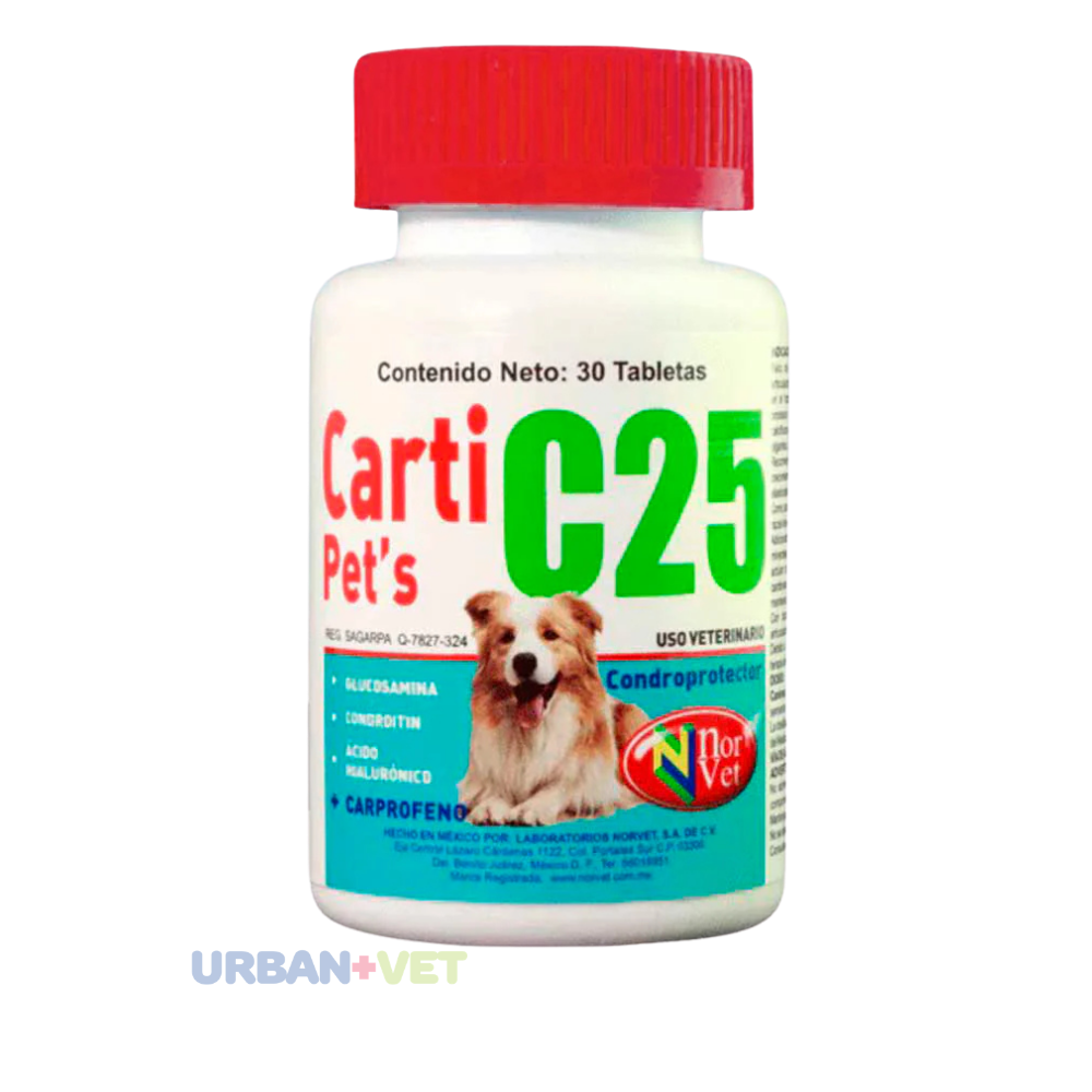 CARTI PETS C 25 NRV 30 TABS