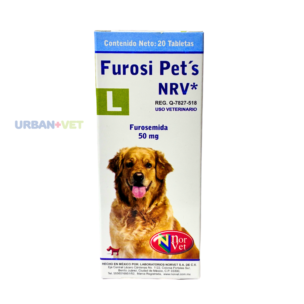FUROSI PETS L 50 MG 20 TABS