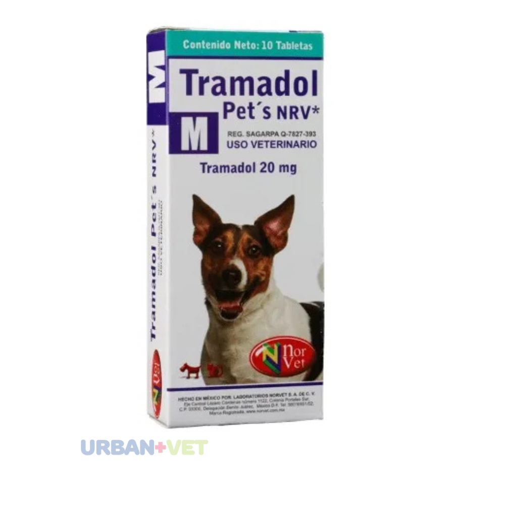 TRAMADOL PETS NRV M 20 MG 10 TABS