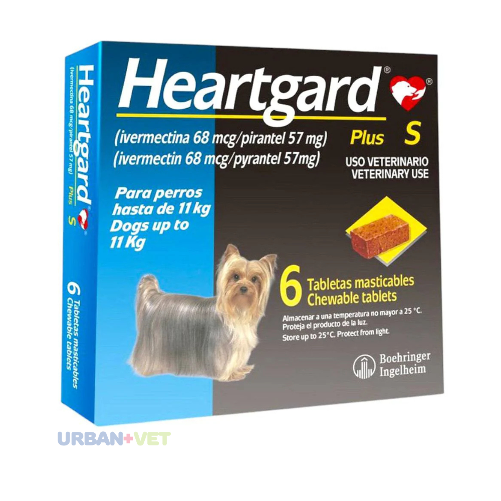 HEARTGARD PLUS 11 KG 6 TABLETAS